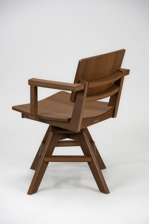 SYM Swivel Dining Arm Chair by Seaside Casual (360)