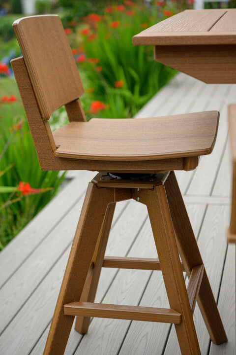 SYM Swivel Bar Side Chair by Seaside Casual (365)