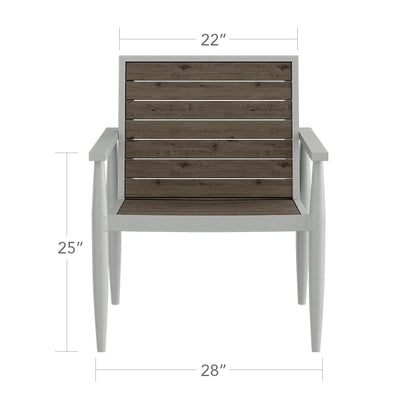 Danish Club Chair - Slatted by DecoScape
