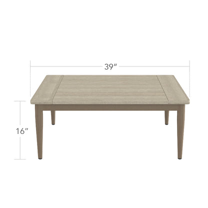 Danish Coffee Table (Square) - Large by DecoScape (1027-301)