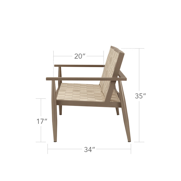 Danish Loveseat by DecoScape (1027-102)