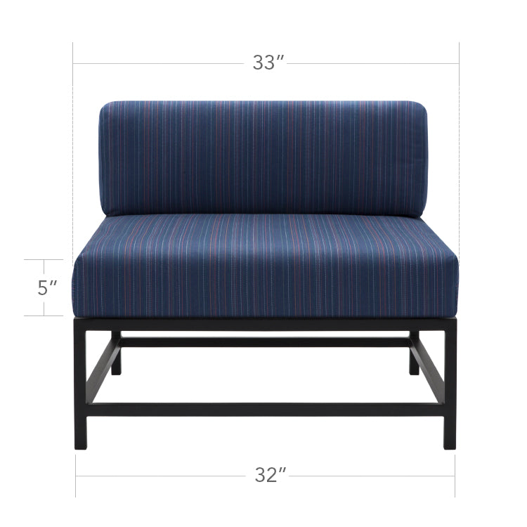 Delano Armless Lounge Chair by DecoScape (3209-131)