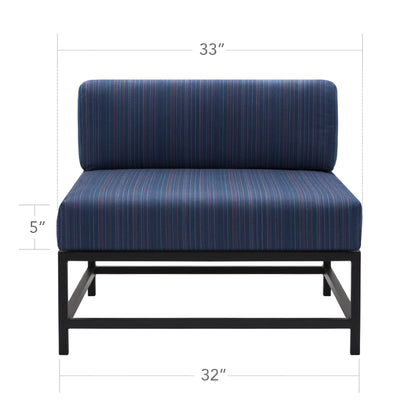 Delano Armless Lounge Chair by DecoScape (3209-131)