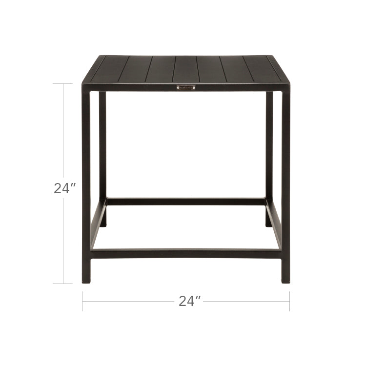 Delano End Table Square by DecoScape (3209-303)