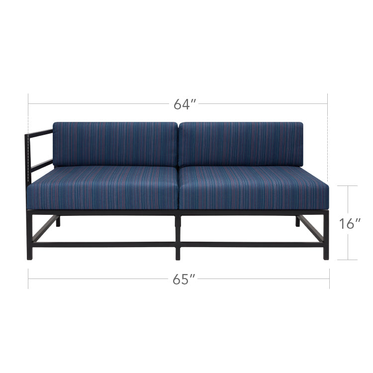 Delano Left Arm Loveseat by DecoScape (3209-112)