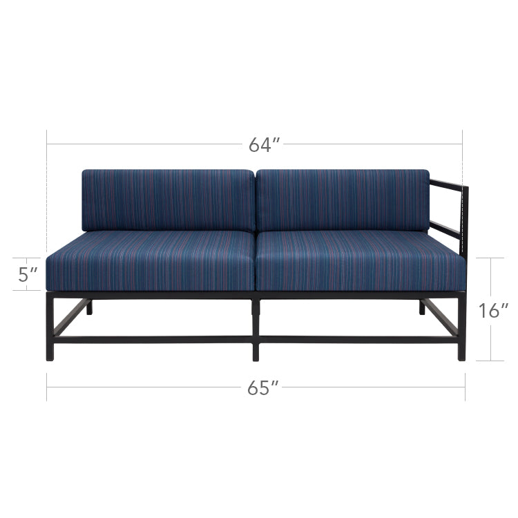 Delano Right Arm Loveseat by DecoScape (3209-122)