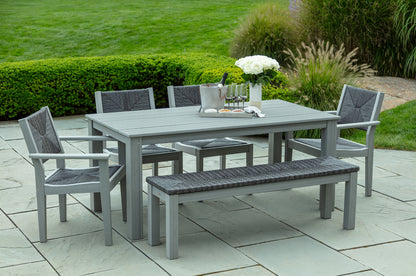 Greenwich 80" Dining Bench Woven by Seaside Casual (611W)