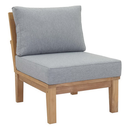 Marina Outdoor Patio Teak Sofa in Natural Gray by Modway (1150)