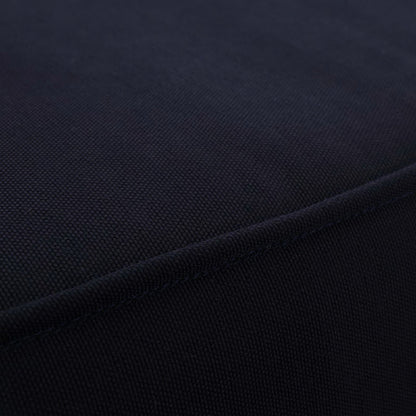 Marina Outdoor Patio Teak Ottoman in Natural Navy by Modway (1152)