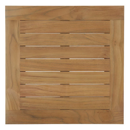 Marina Outdoor Patio Teak Side Table in Natural by Modway (1155)