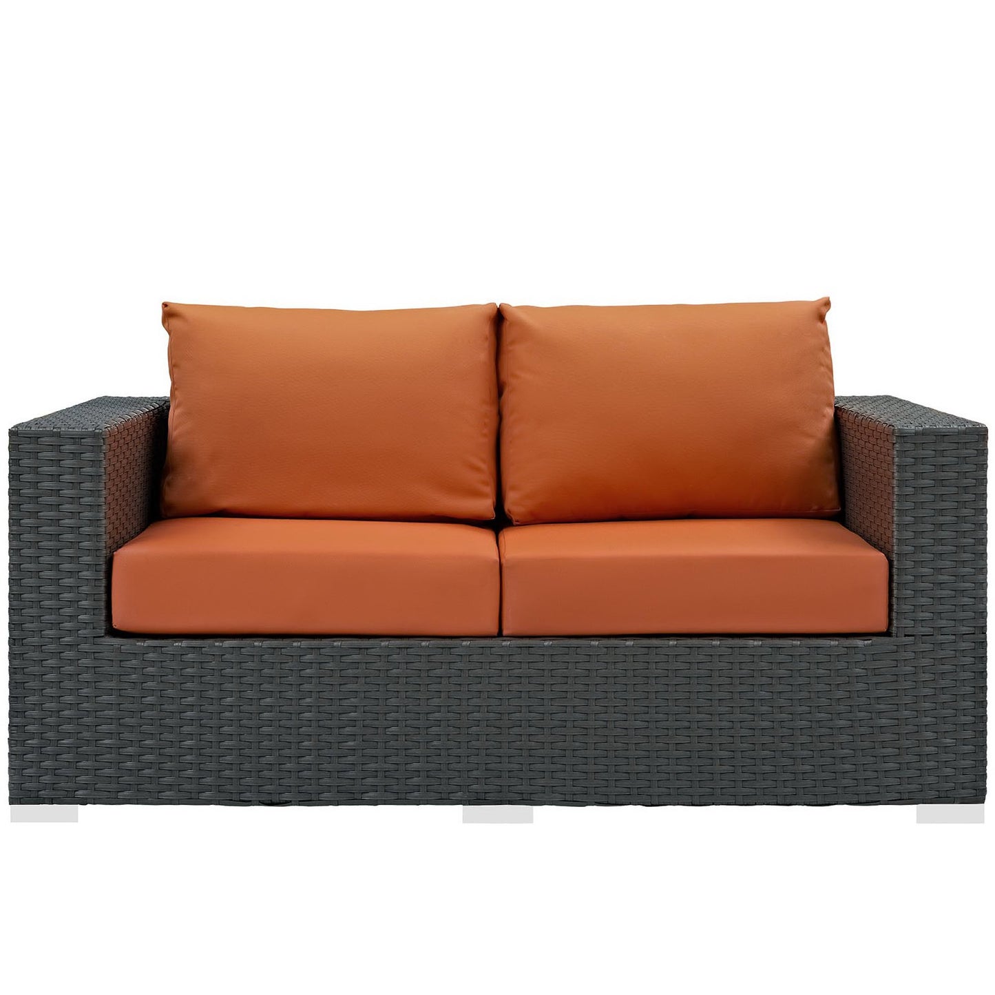 Sojourn Outdoor Patio Sunbrella Loveseat in Canvas Tuscan by Modway (1851)