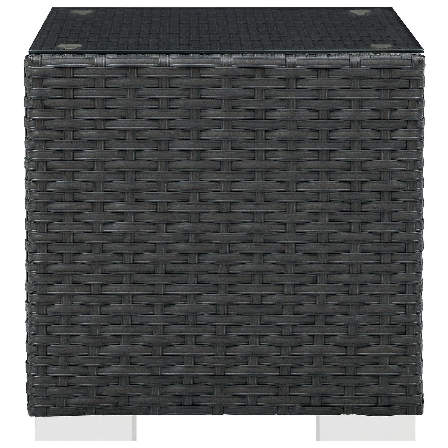 Sojourn Outdoor Patio Side Table in Chocolate by Modway (1853)