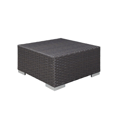 Sojourn Outdoor Patio Sunbrella Ottoman in Canvas Navy by Modway (1855)