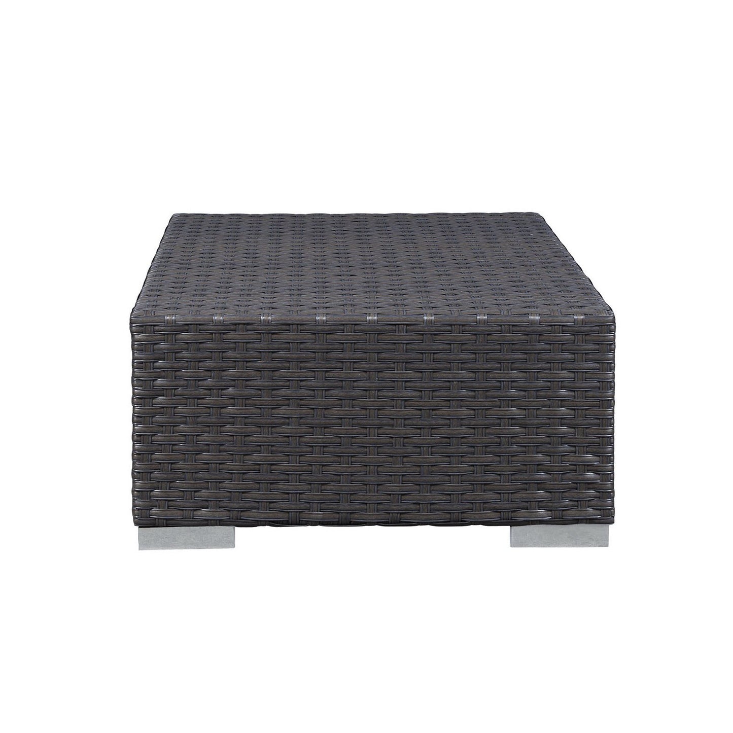 Sojourn Outdoor Patio Sunbrella Ottoman in Canvas Navy by Modway (1855)