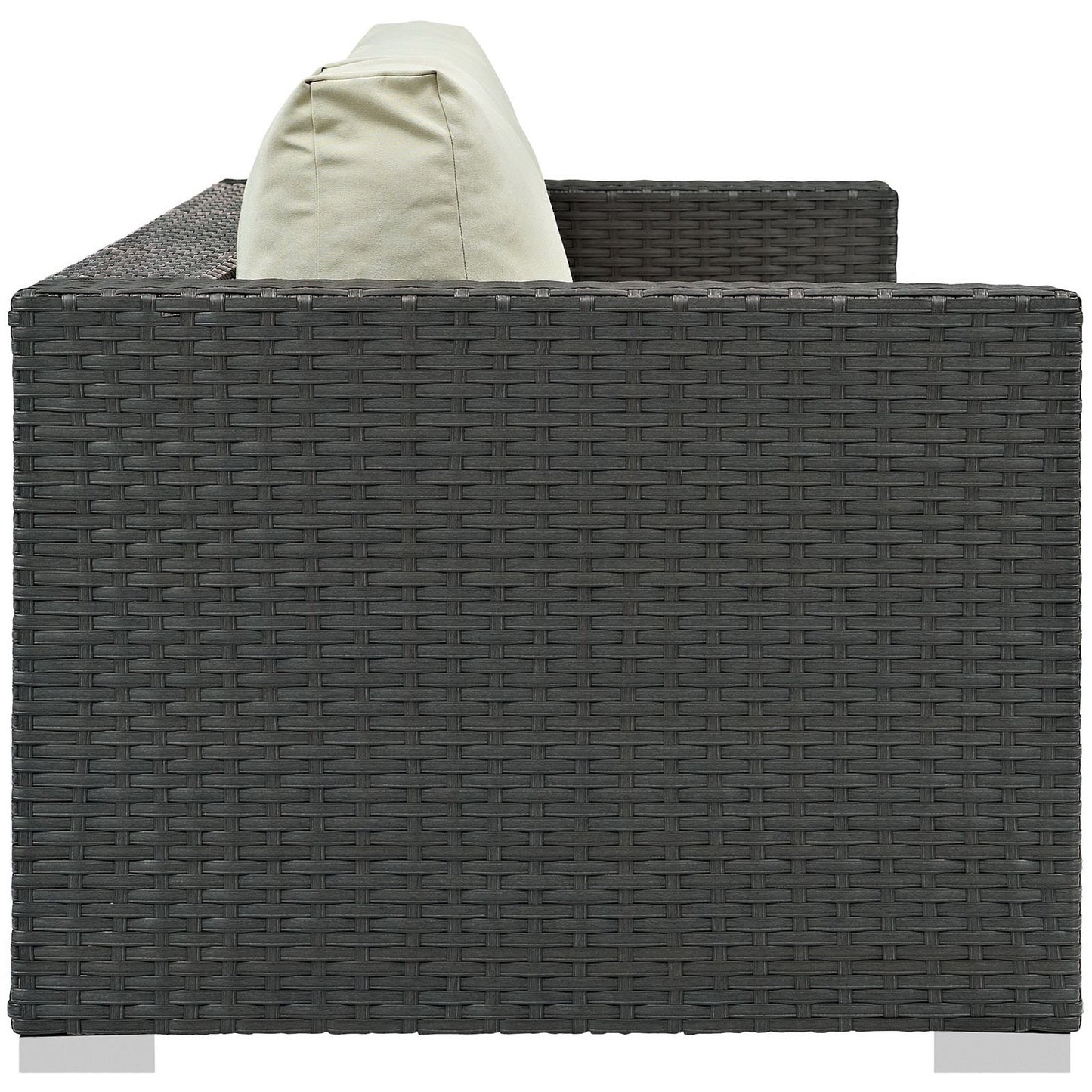 Sojourn Outdoor Patio Sunbrella Sofa in Canvas Antique Beige by Modway (1860)