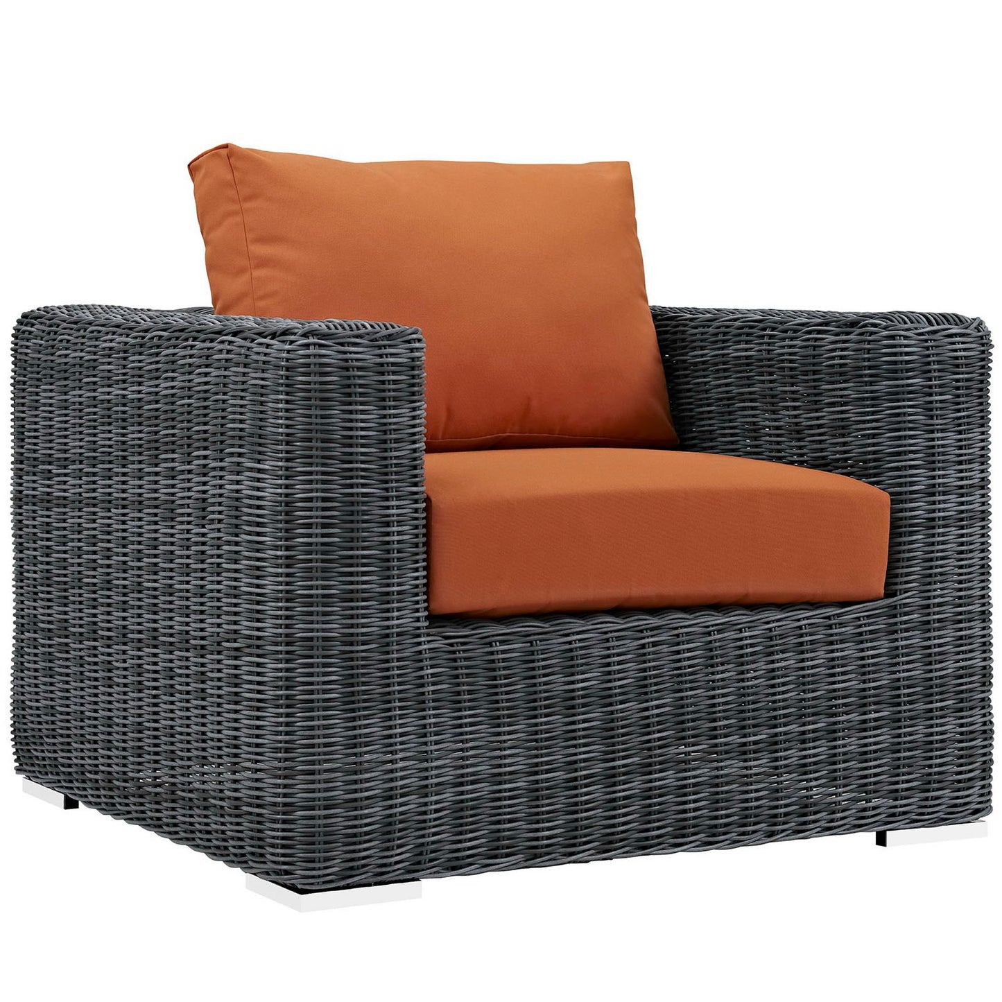 Summon Outdoor Patio Fabric Sunbrella Armchair in Canvas Tuscan by Modway (1864)