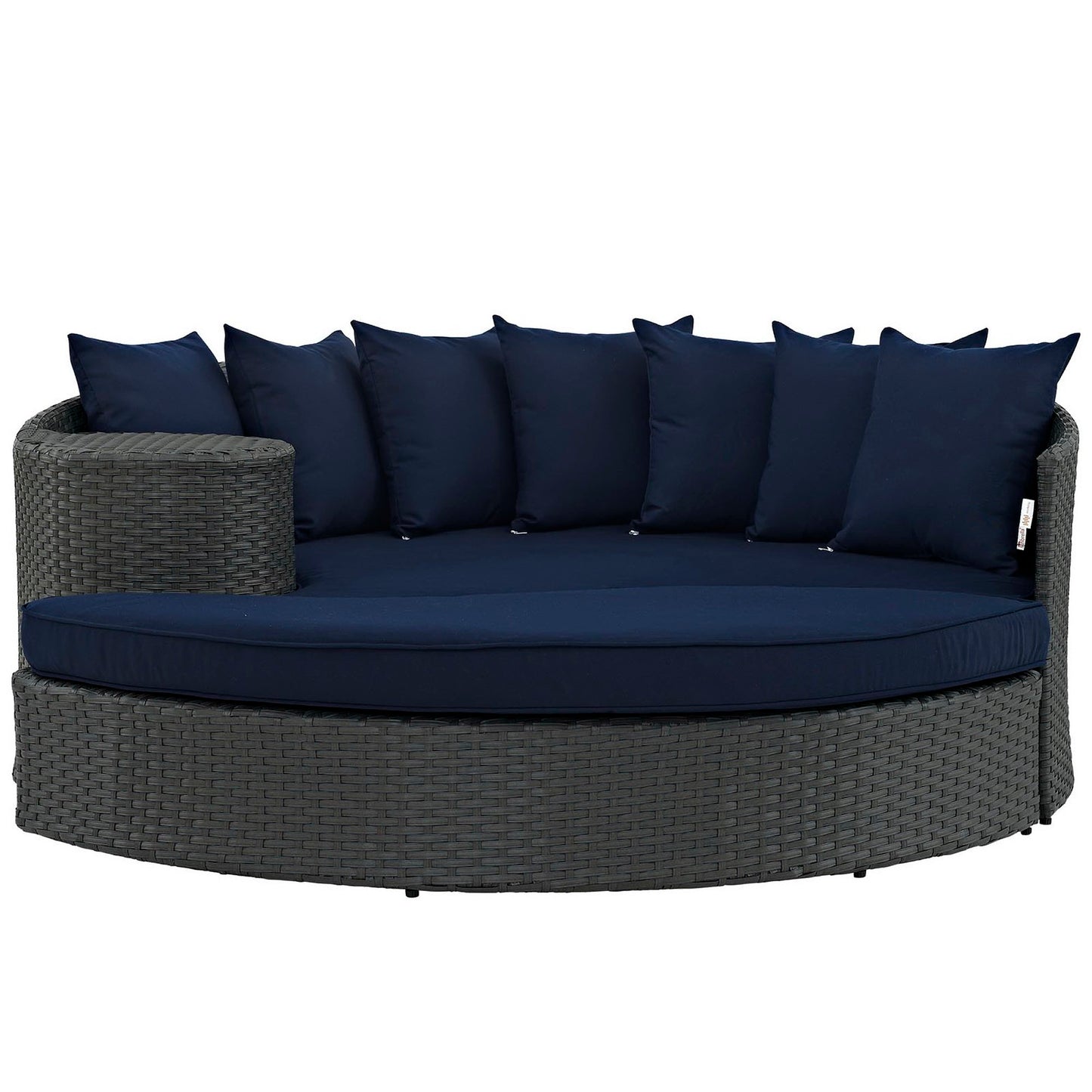 Sojourn Outdoor Patio Sunbrella Daybed in Canvas Navy by Modway (1982)