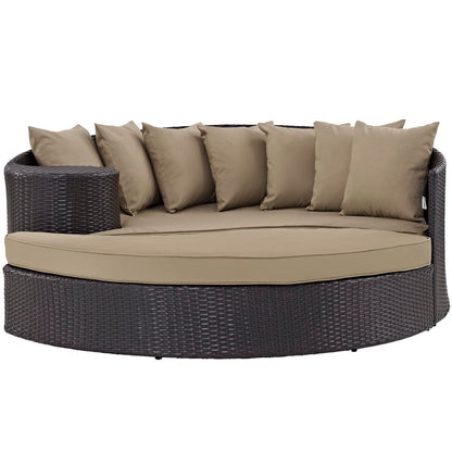 Convene Outdoor Patio Daybed in Espresso Mocha by Modway (EEI-2176)