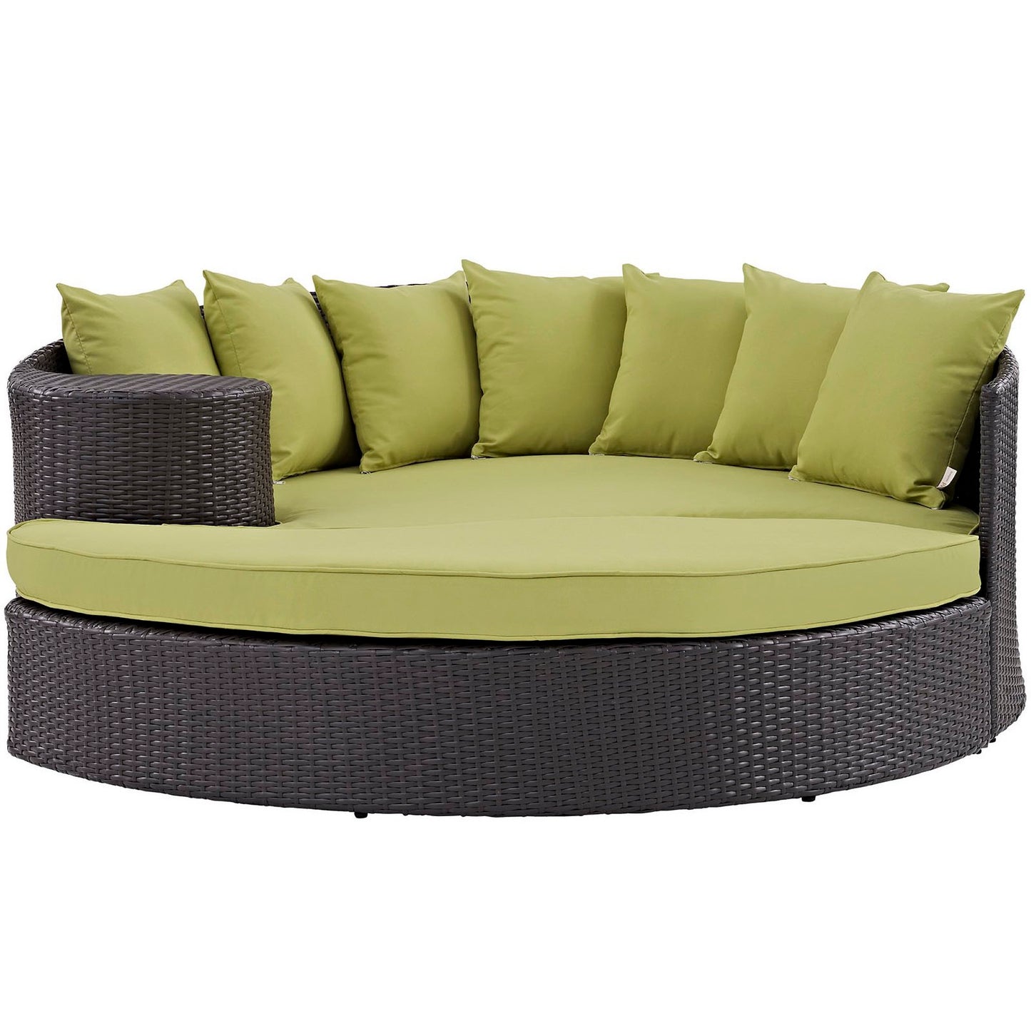 Convene Outdoor Patio Daybed in Espresso Peridot by Modway (EEI-2176)