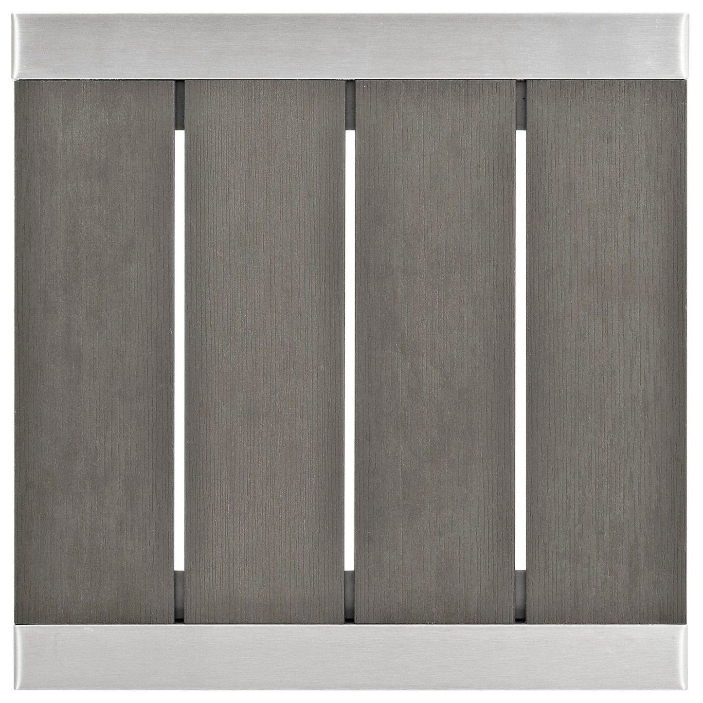 Shore Outdoor Patio Aluminum Side Table in Silver Gray by Modway (2248)