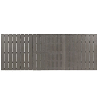 Shore Outdoor Patio Aluminum Dining Table in Silver Gray by Modway (2257)