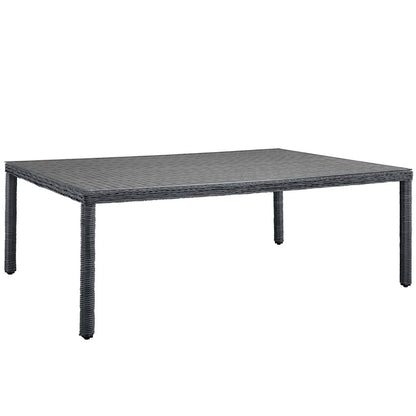 Summon 11 Piece Outdoor Patio Sunbrella Dining Set in Canvas Gray by Modway (2333)