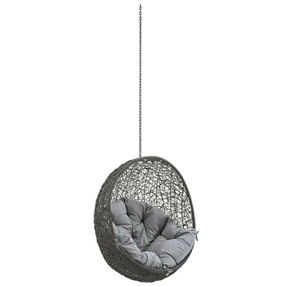 Hide Outdoor Patio Swing Chair Without Stand in Gray by Modway (2654)