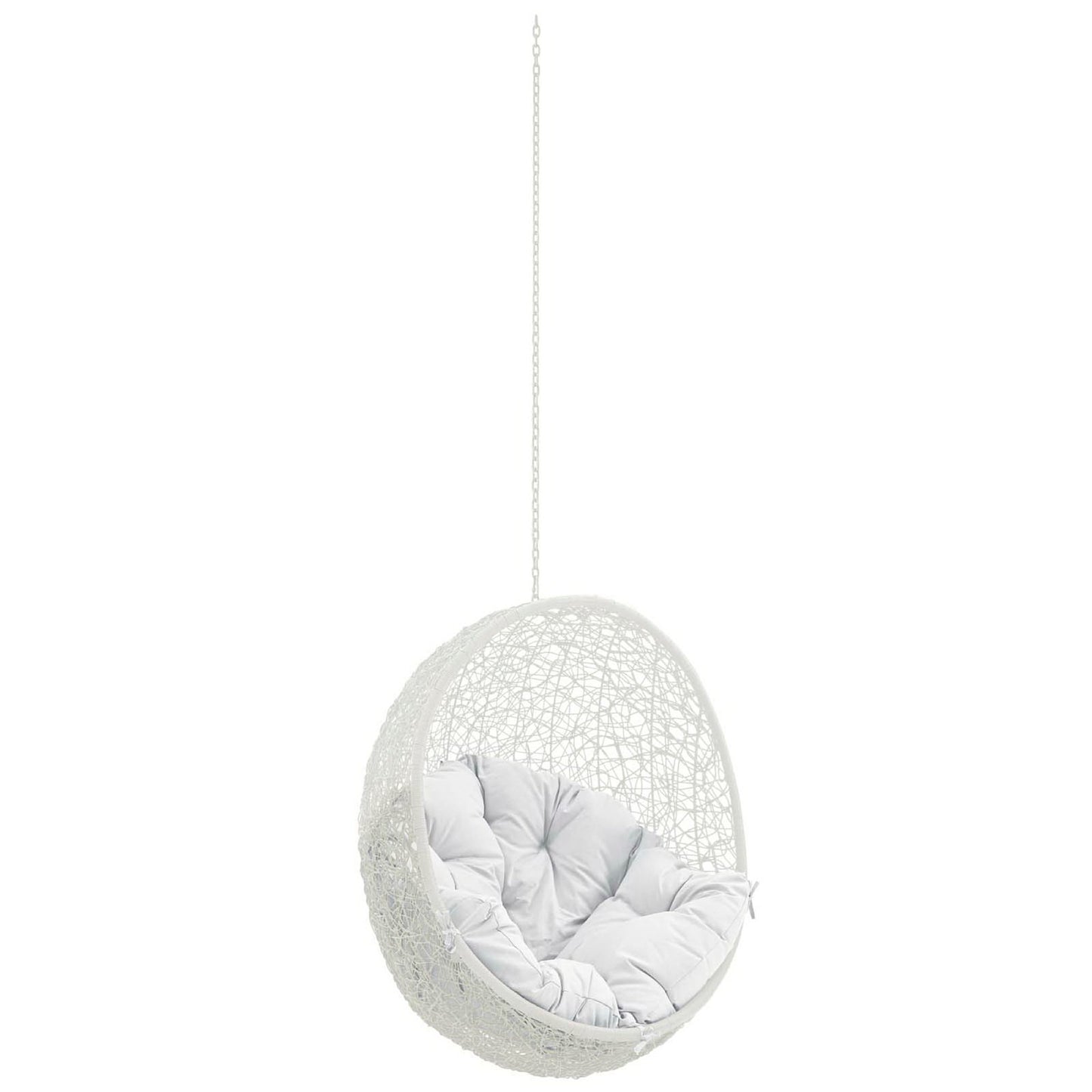 Hide Outdoor Patio Swing Chair Without Stand in White by Modway (2654)