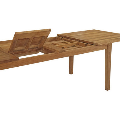 Marina Outdoor Patio Teak Dining Table in Natural by Modway (2714)