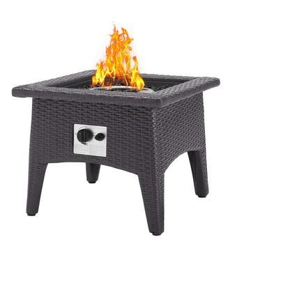 Vivacity Outdoor Patio Fire Pit Table in Espresso by Modway (2990)