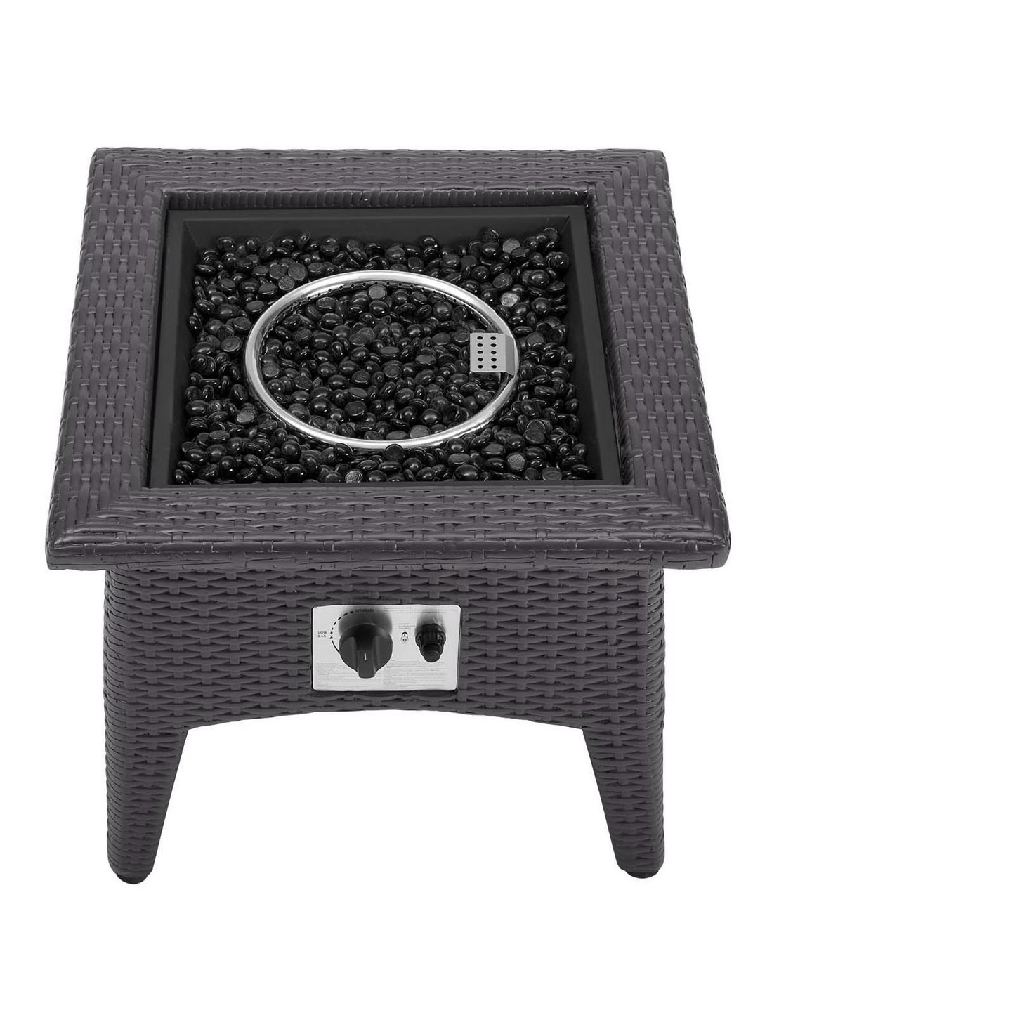 Vivacity Outdoor Patio Fire Pit Table in Espresso by Modway (2990)