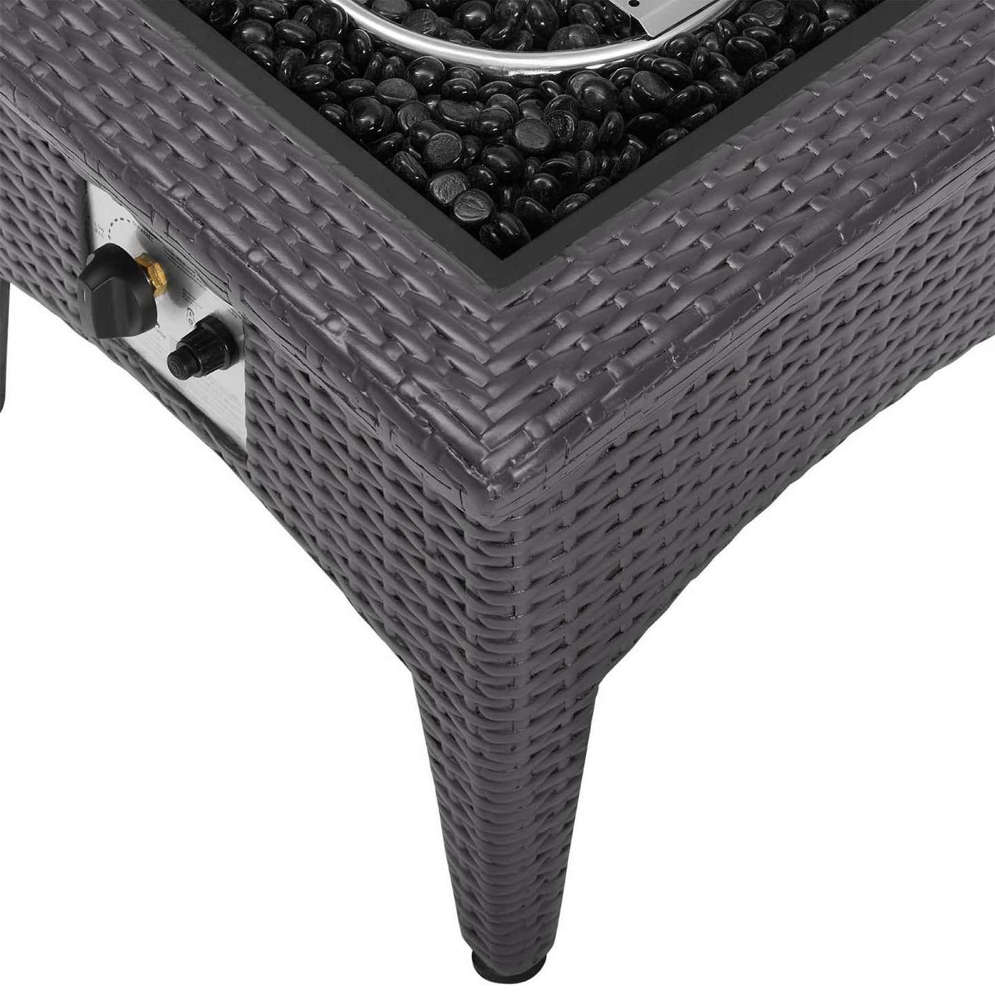 Vivacity Outdoor Patio Fire Pit Table in Espresso by Modway (2990)