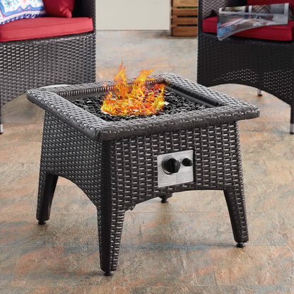 Vivacity Outdoor Patio Fire Pit Table in Espresso by Modway (2990)