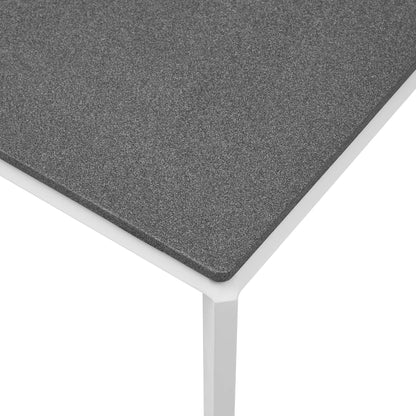 Riverside Aluminum Outdoor Patio Coffee Table in White by Modway (3570)