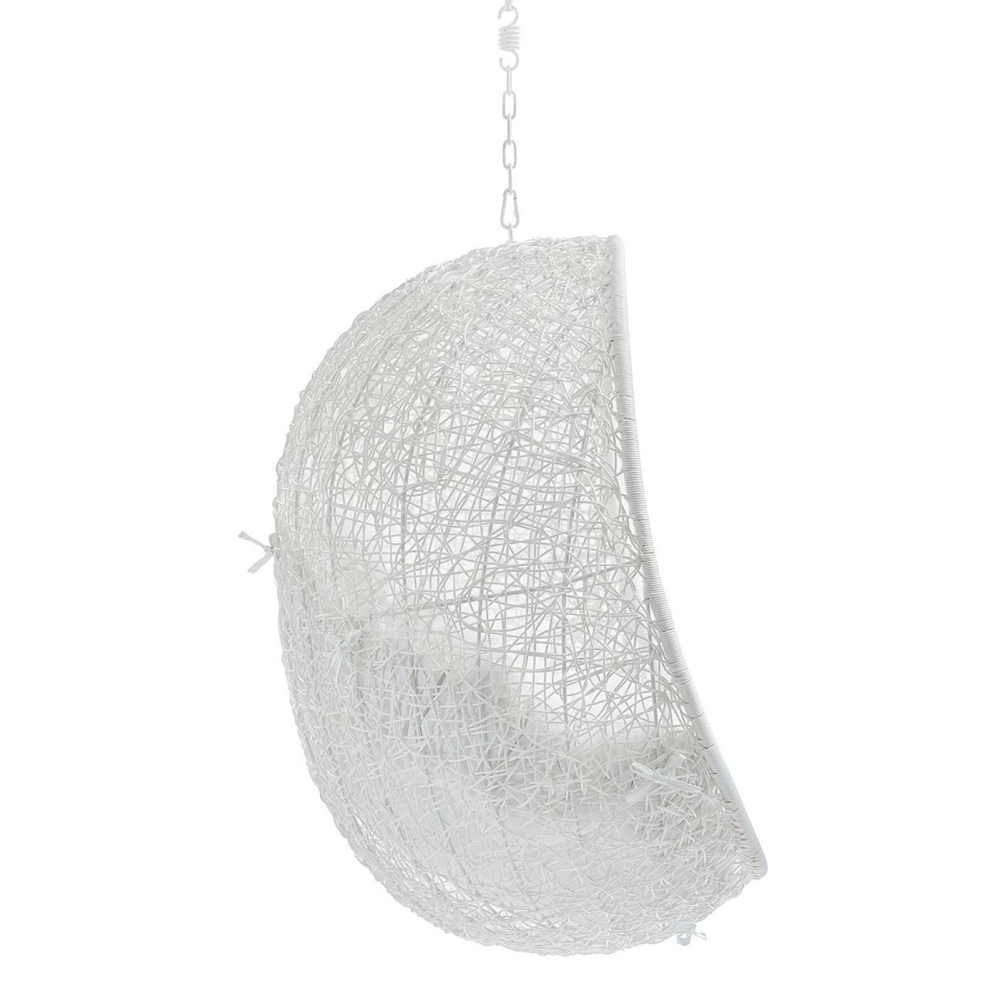 Hide Sunbrella Fabric Swing Outdoor Patio Lounge Chair Without Stand in White by Modway (3634)