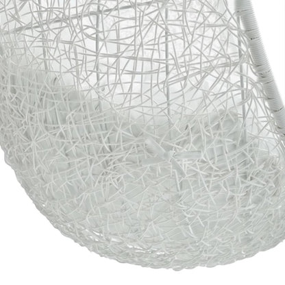 Hide Sunbrella Fabric Swing Outdoor Patio Lounge Chair Without Stand in White by Modway (3634)