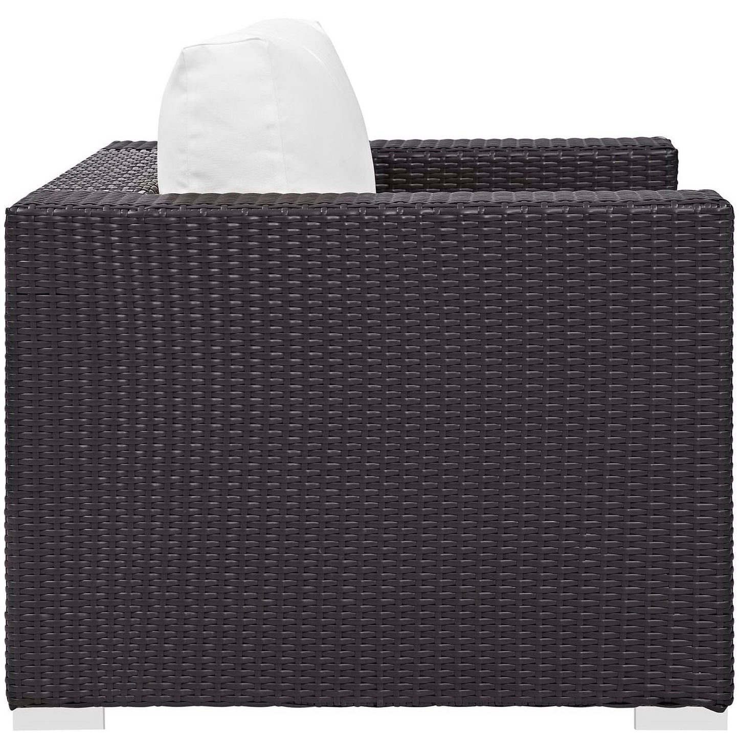 Convene 3 Piece Set Outdoor Patio with Fire Pit in Espresso White by Modway (EEI-3727)