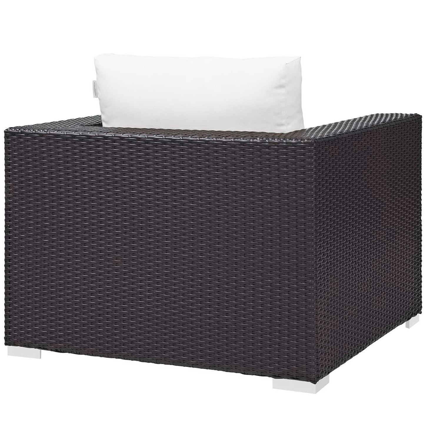 Convene 3 Piece Set Outdoor Patio with Fire Pit in Espresso White by Modway (EEI-3727)