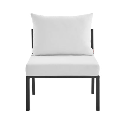 Riverside 6 Piece Outdoor Patio Aluminum Set in Gray White by Modway (3788)
