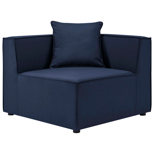 Saybrook Outdoor Patio Upholstered Sectional Sofa Corner Chair in Navy by Modway (4210)