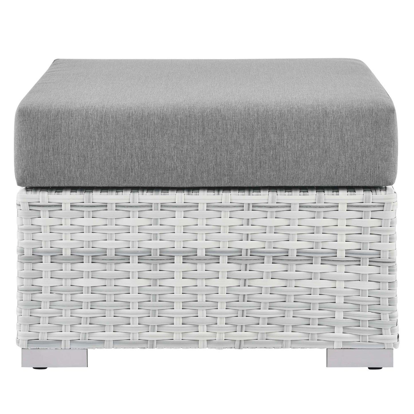 Convene Outdoor Patio Ottoman in Light Gray Gray by Modway (EEI-4301)