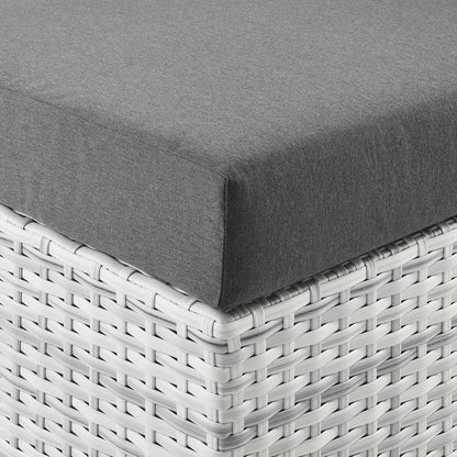 Convene Outdoor Patio Right Chaise in Light Gray Charcoal by Modway (EEI-4304)