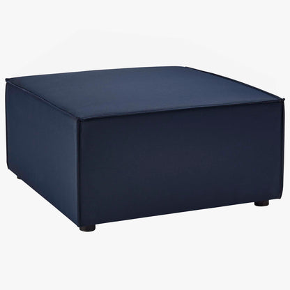 Saybrook 6-Piece Outdoor Patio Upholstered Sectional Sofa in Navy by Modway (4383)