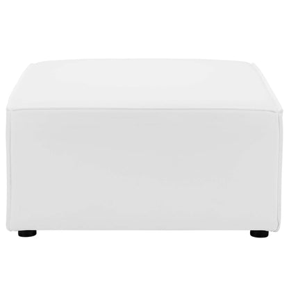 Saybrook 6-Piece Outdoor Patio Upholstered Sectional Sofa in White by Modway (4386)