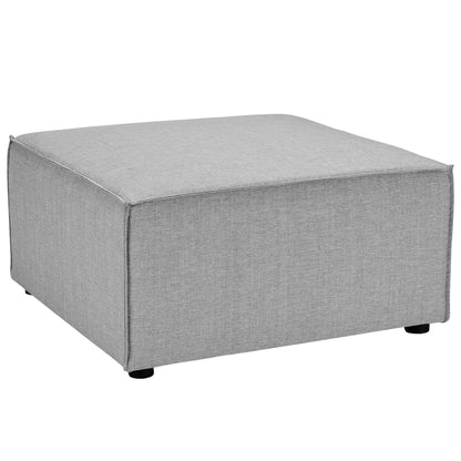 Saybrook 7-Piece Outdoor Patio Upholstered Sectional Sofa in Gray by Modway (4387)