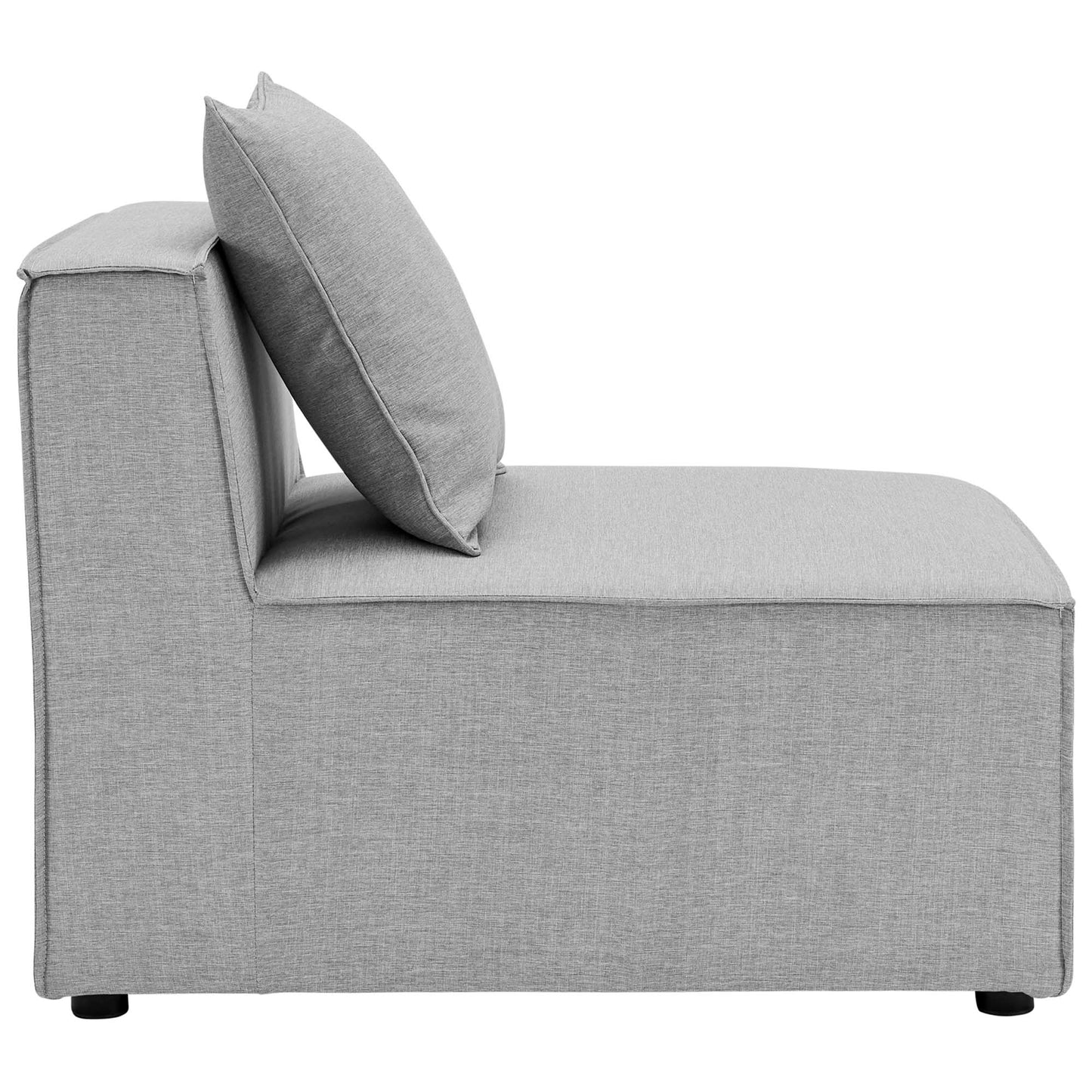 Saybrook 10-Piece Outdoor Patio Upholstered Sectional Sofa in Gray by Modway (4389)