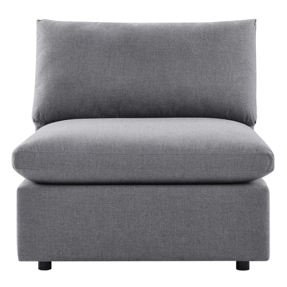 Commix Sunbrella Outdoor Patio Armless Chair in Gray by Modway (4905)