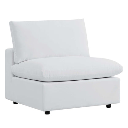 Commix Sunbrella Outdoor Patio Armless Chair in White by Modway (4905)