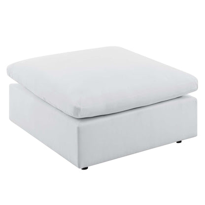 Commix Sunbrella Outdoor Patio Ottoman in White by Modway (4906)