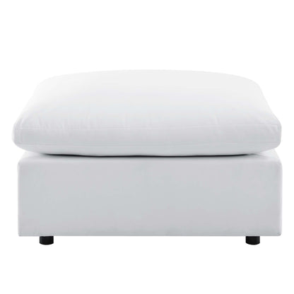 Commix Sunbrella Outdoor Patio Ottoman in White by Modway (4906)